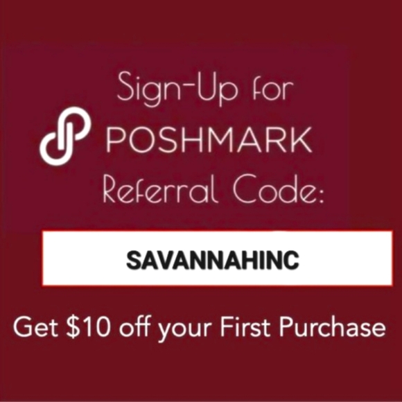 FREE $10 Credit Code if You're New to Poshmark! - Picture 2 of 2
